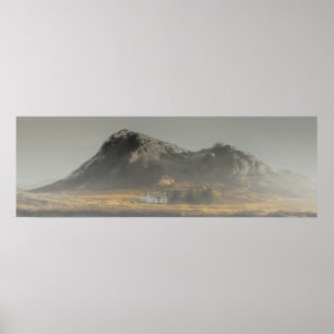 Landscape Buachaille Etive Mhor, Glencoe Scotland Poster