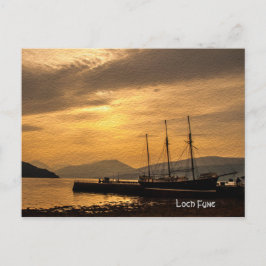Landscape Dawn, Loch Fyne, Schotland Briefkaart