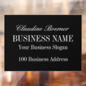 Landscape Decal Clings Business Home (Vel 2)