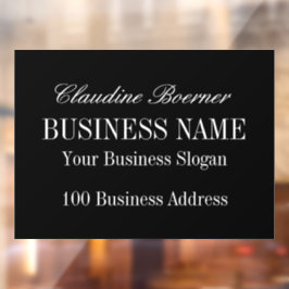 Landscape Decal Clings Business Home