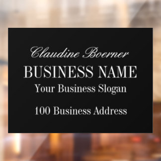 Landscape Decal Clings Business Home