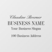 Landscape Decal Clings Business Home (Vel)
