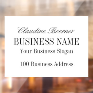 Landscape Decal Clings Business Home