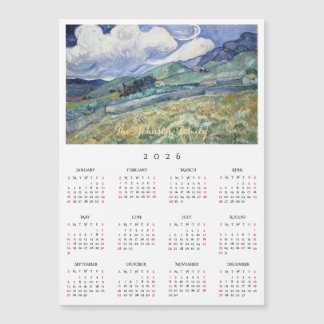 Landscape France Vincent Van Gogh 2026 Calendar