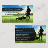 Landscape Gardener Business card Visitekaartje (Voorkant / Achterkant)