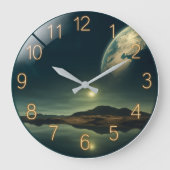 Landscape glass nature earth scenery scenic grote klok (Voorkant)