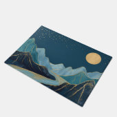 landscape Golden Peaks Under a Night Sky Doormat Deurmat (Schuin)