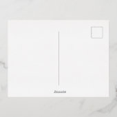 Landscape Holiday Postcard Folie Feestdagen Briefkaart (Achterkant)