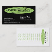 Landscape Innovations Business Card Template Visitekaartje (Voorkant / Achterkant)