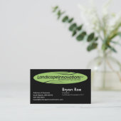Landscape Innovations Business Card Template Visitekaartje (Staand voorkant)