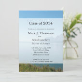 Landscape Lake fotografie graduparty Kaart (Staand voorkant)