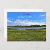 Landscape  Lighthouse, St. Agnes - Isles Of Scilly Briefkaart (Voorkant / Achterkant)