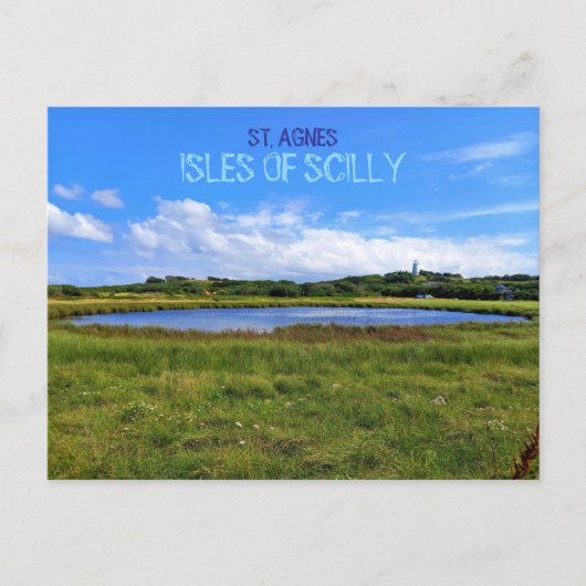 Landscape  Lighthouse, St. Agnes - Isles Of Scilly Briefkaart (Voorkant)