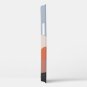 Landscape mid century illustrations,minimalist lan Case-Mate iPhone case (Achterkant / Rechts)