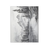 Landscape Mountains Valley Natuur Adventure Ink Notitieblok (Linkerzijde)