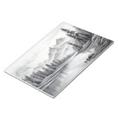 Landscape Mountains Valley Natuur Adventure Ink Notitieblok (Schuin)