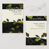 Landscape Natuur Tree Branch Modern Visitekaartje (Voorkant / Achterkant)