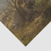 Landscape Near Conway, North Wales (door A.H. Wyan Tissuepapier (Detail)