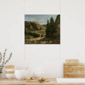Landscape near Ornans, c.1858 Poster (Keuken)