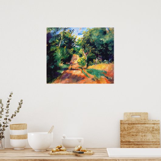 Landscape near Varengeville by Renoir Poster (Keuken)