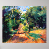 Landscape near Varengeville by Renoir Poster (Voorkant)