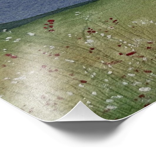 Landscape painting  foto afdruk (Hoek)