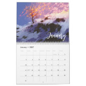 Landscape Paintings MEDIUM size Kalender (Jan 2027)