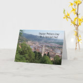 Landscape Personalized Fathers Day Kaart (Gele Bloem)