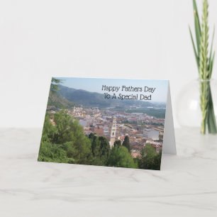 Landscape Personalized Fathers Day Kaart