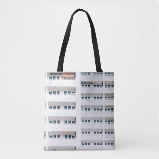 LANDSCAPE PHOTO OF BUILDING WINDOWS TOTE BAG (Voorkant)