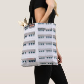 LANDSCAPE PHOTO OF BUILDING WINDOWS TOTE BAG (Dichtbij)