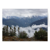 Landscape Purcell Mountains of BC Canada Card (Voorkant Horizontaal)