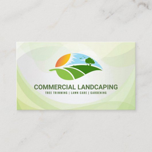 Landscape Scenery | Gardening Visitekaartje (Voorkant)