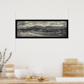 Landscape Stone Wall Foto 1915 Poster (Keuken)