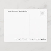 Landscape Sunset Girvan Beach Scotland Briefkaart (Achterkant)