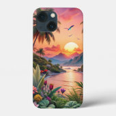 Landscape Tropical Beach Case-Mate iPhone Case (Achterkant)