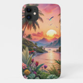 Landscape Tropical Beach Case-Mate iPhone Case (Achterkant)