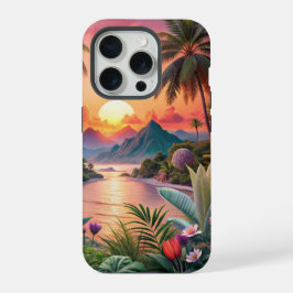 Landscape Tropical Beach iPhone 15 Pro Case