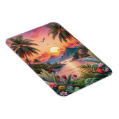 Landscape Tropical Beach Magneet (Rechterzijde)