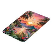 Landscape Tropical Beach Magneet (Linkerzijde)