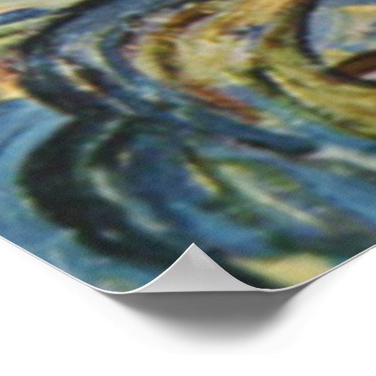 Landscape with Olive Vincent Willem van Gogh Poster (Hoek)