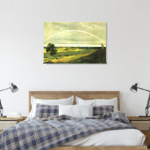 Landscape with Rainbow, famous artwork, Canvas Afdruk (Insitu (Slaapkamer))
