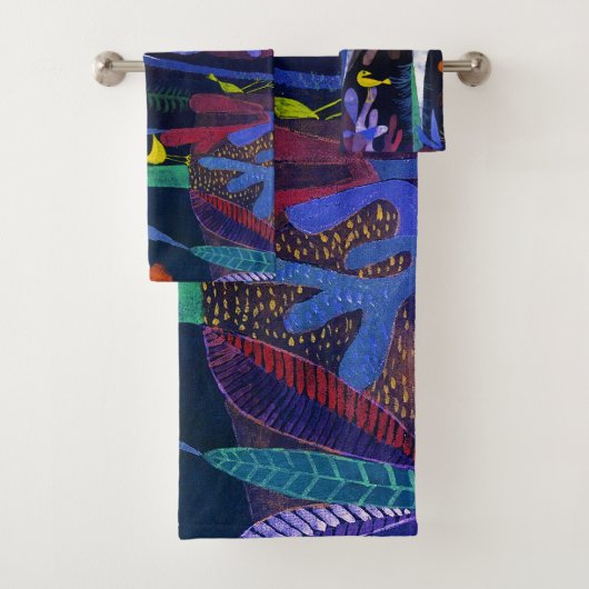 Landscape with Yellow Birds, Paul Klee Bad Handdoek (Insitu)