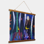 Landscape with Yellow Birds, Paul Klee Hangend Wandkleed (Gebogen)