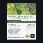 Landscaped Gardening Service, tuinbouwkundige Flyer<br><div class="desc">Landscaped Gardening Service,  tuinbouwkundige Adverteren Flyer door de Visitekaartje Store.</div>