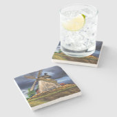 Landscapein Nederland Stone Onderzetter (Zijkant)