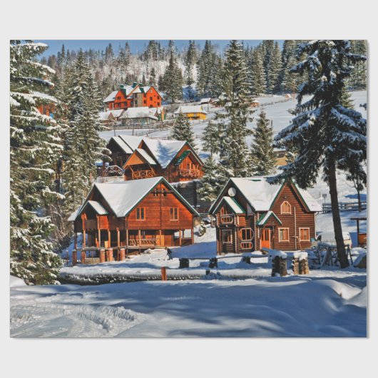 Landscapemountain,ski,snow,winter,active,air,cold, Cadeaupapier (Vlak)