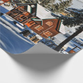 Landscapemountain,ski,snow,winter,active,air,cold, Cadeaupapier (Hoek)