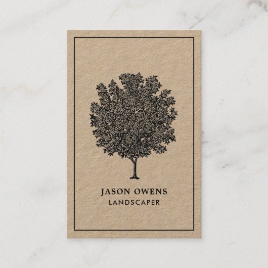 Landscaper Kraft Visitekaartje (Voorkant)