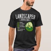 Landscaper over grasschapszorg t-shirt (Voorkant)